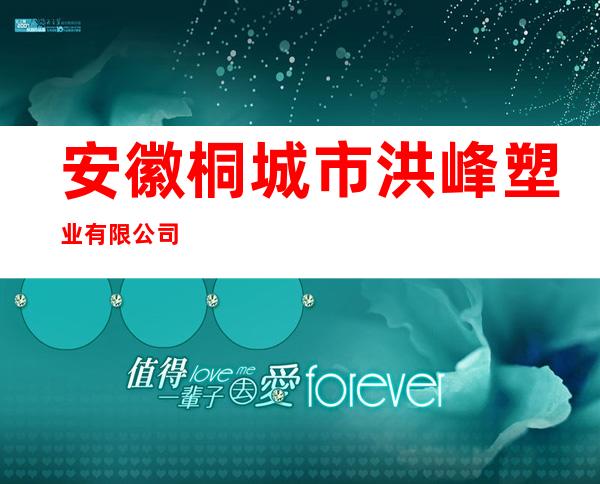 安徽桐城市洪峰塑业有限公司